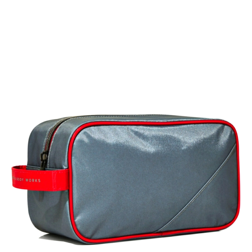 New GRAY Zipper Travel Toiletry Bag Tote